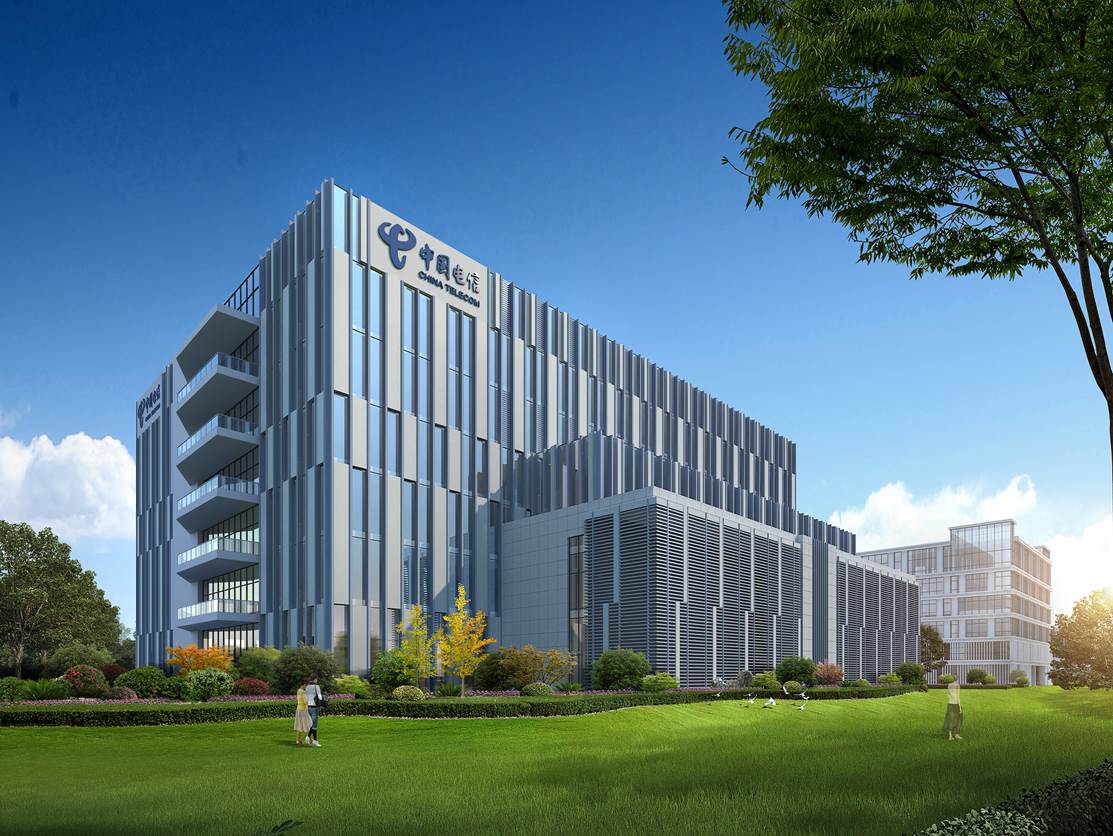 浙江一建，浙江一建中國電信創(chuàng)新園項目主體結構順利封頂-項目效果圖.jpg